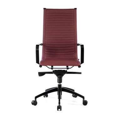 chefsessel rot schwarze struktur kunstleder kunstleder feste armlehnen 3