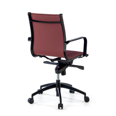 chefsessel rot schwarze struktur kunstleder kunstleder feste armlehnen 8