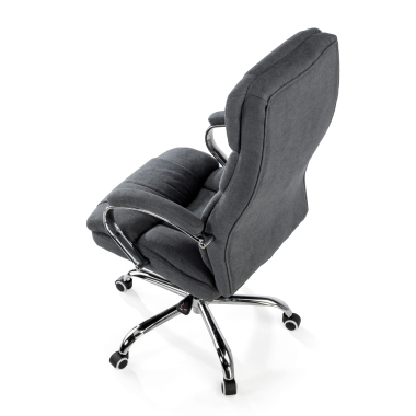 chefsessel schwarz harmony stoff gepolsterte armlehnen 8