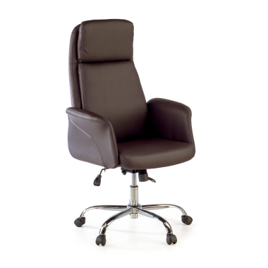 chefsessel braun king kunstleder gepolsterte armlehnen 1