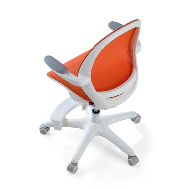 schreibtischstuhl fur kinder orange ergokid netzstoff hochklappbare armlehnen 8
