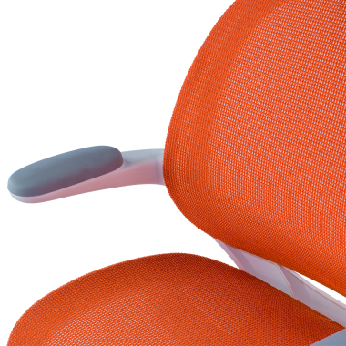 schreibtischstuhl fur kinder orange ergokid netzstoff hochklappbare armlehnen 6