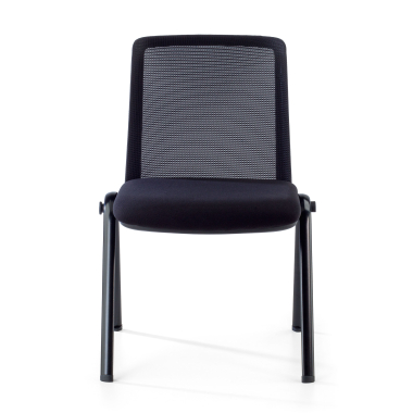 konferenzstuhl schwarz dora netzstoff ohne armlehnen 7