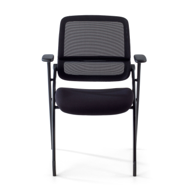 konferenzstuhl schwarz stuhl netzstoff bewegliche armlehnen 7