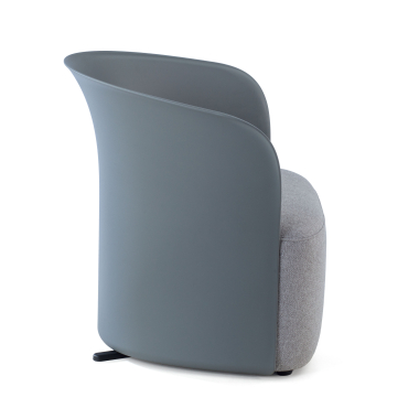 wartezimmerstuhl grau duomo stoff feste armlehnen 4