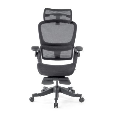 ergonomischer burostuhl schwarz erghos x1 netzstoff 3d verstellbare armlehnen doppelte lordosenstutze kopfstutze 3
