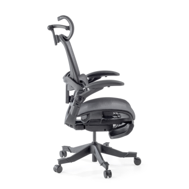 ergonomischer burostuhl schwarz erghos x1 netzstoff 3d verstellbare armlehnen doppelte lordosenstutze kopfstutze 13
