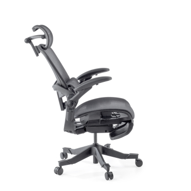 ergonomischer burostuhl schwarz erghos x1 netzstoff 3d verstellbare armlehnen doppelte lordosenstutze kopfstutze 11