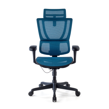 ergonomischer burostuhl blau burostuhl netzstoff 3d verstellbare armlehnen lordosenstutze kopfstutze 4