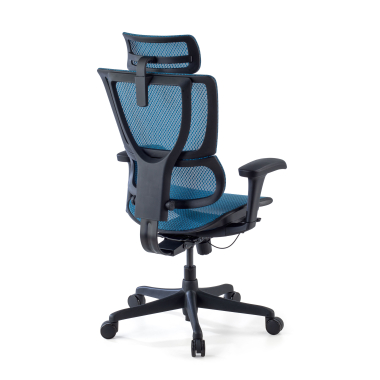 ergonomischer burostuhl blau burostuhl netzstoff 3d verstellbare armlehnen lordosenstutze kopfstutze 7