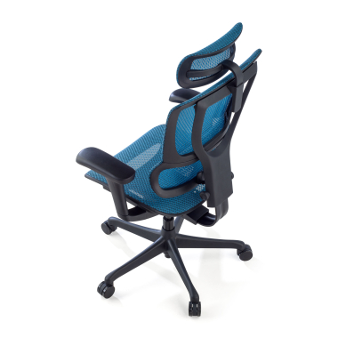 ergonomischer burostuhl blau burostuhl netzstoff 3d verstellbare armlehnen lordosenstutze kopfstutze 9