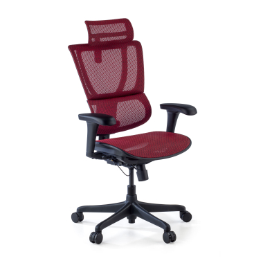 ergonomischer burostuhl rot burostuhl netzstoff 3d verstellbare armlehnen lordosenstutze kopfstutze 1