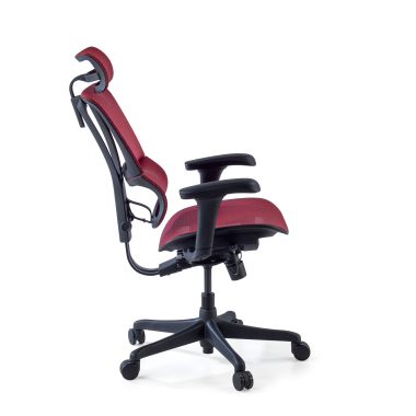 ergonomischer burostuhl rot burostuhl netzstoff 3d verstellbare armlehnen lordosenstutze kopfstutze 6
