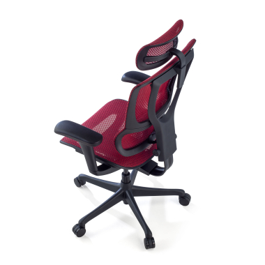 ergonomischer burostuhl rot burostuhl netzstoff 3d verstellbare armlehnen lordosenstutze kopfstutze 9