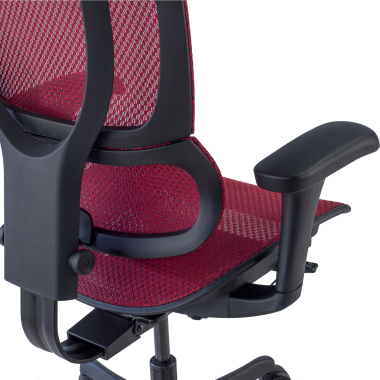 ergonomischer burostuhl rot burostuhl netzstoff 3d verstellbare armlehnen lordosenstutze kopfstutze 4