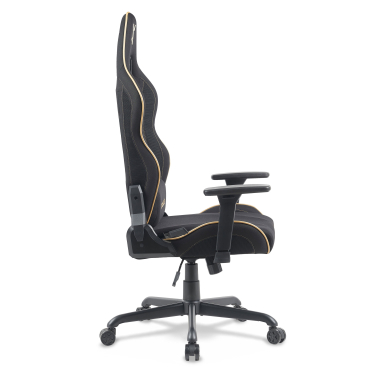 gaming stuhl schwarz breeze stoff bewegliche armlehnen kopfstutzen kissen kopfstutze 6