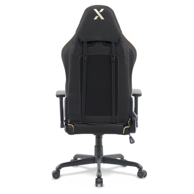 gaming stuhl schwarz breeze stoff bewegliche armlehnen kopfstutzen kissen kopfstutze 8