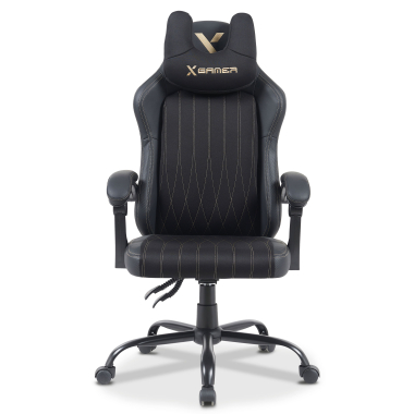gaming stuhl schwarz titan kunstleder hochklappbare armlehnen kopfstutzen kissen kopfstutze 3