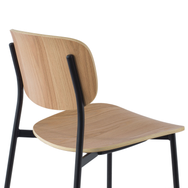 konferenzstuhl naturholz 4 fusse holz kunststoff ohne armlehnen 5