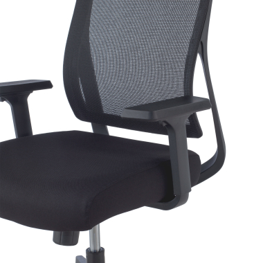 ergonomischer burostuhl schwarz stay netzstoff bewegliche armlehnen 4