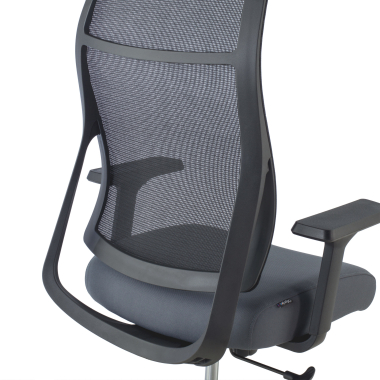 ergonomischer burostuhl grau stay netzstoff bewegliche armlehnen 3