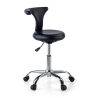 Zahnarzthocker mit ergonomischer Rückenlehne, Medizinischer Rollhocker