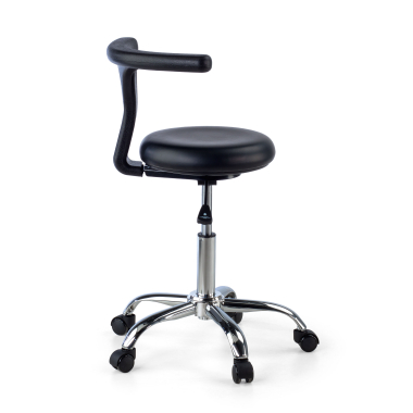 arbeitshocker schwarz clinicpro kunststoff ohne armlehnen 4