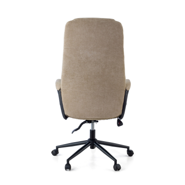 chefsessel beige denmark stoff gepolsterte armlehnen kopfstutze 10