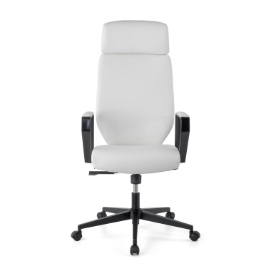 chefsessel weiss saranto kunstleder feste armlehnen 3