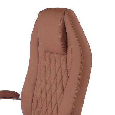 chefsessel braun pioneer kunstleder gepolsterte armlehnen 10