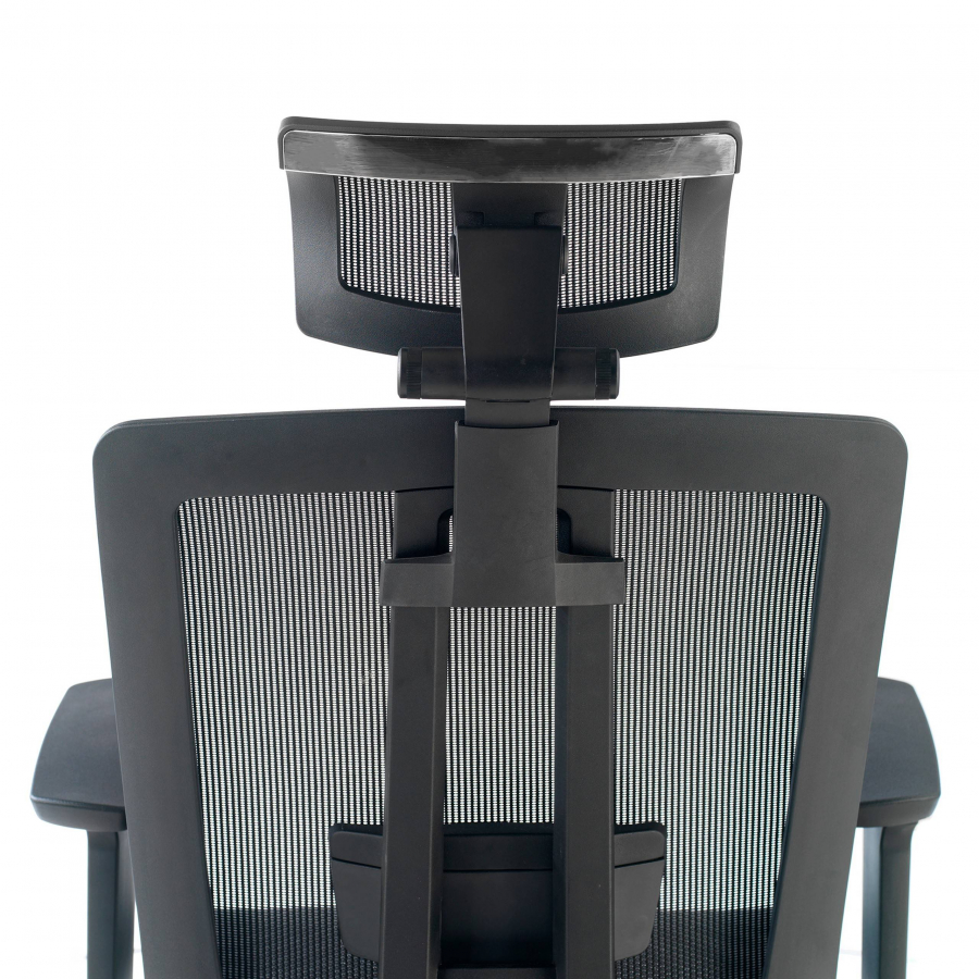 Bürostuhl Japanischer Hiro, ergonomisch, eingespritzter Schaum, Kopfstütze