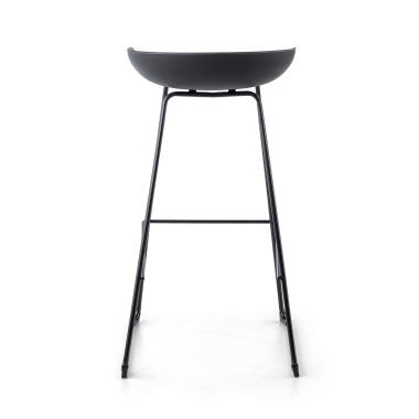 burohocker schwarz hocker metallfusse kunstleder ohne armlehnen 8
