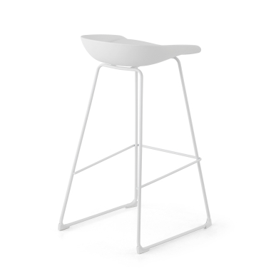 burohocker weiss hocker metallfusse kunstleder ohne armlehnen 5