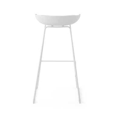 burohocker weiss hocker metallfusse kunstleder ohne armlehnen 6