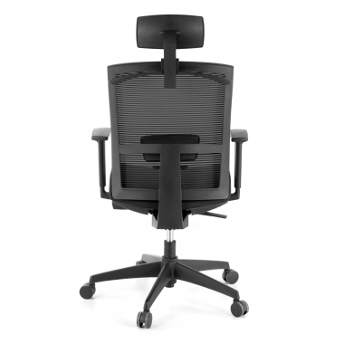 ergonomischer burostuhl schwarz schwarze struktur kopfstutze netzstoff 1d verstellbare armlehnen lordosenstutze kopfstutze 7