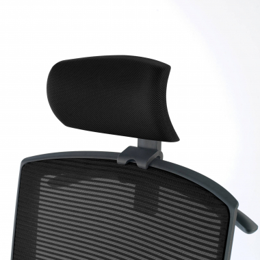 ergonomischer burostuhl schwarz schwarze struktur kopfstutze netzstoff 1d verstellbare armlehnen lordosenstutze kopfstutze 8