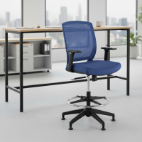 Ergonomischer Bürohocker Dama, mit Armlehnen