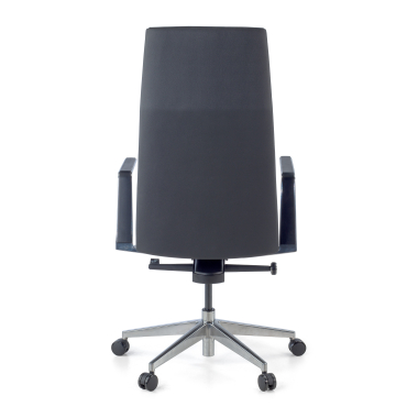 chefsessel schwarz hoher rucken naturleder feste armlehnen 6