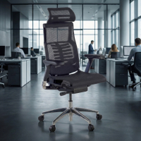 Ergonomischer Bürostuhl Pofit2, Premium-Modell, schwarz