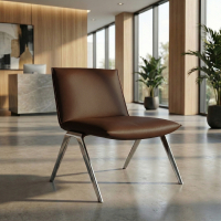 Wartezimmerstuhl Paisley, Aluminiumbeine