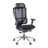 Ergonomischer Bürostuhl mit Kopfstütze AeroFlow black, zertifiziert