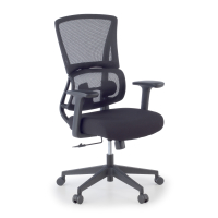 Ergonomischer Schreibtischstuhl mit Lendenwirbelstütze Orbit, Gepolsterte Sitzfläche