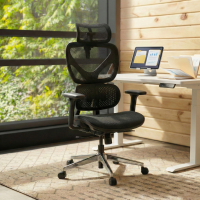 Ergonomischer Bürostuhl Erghos Air, 3D-Armlehnen, Gepolsterte Sitzfläche