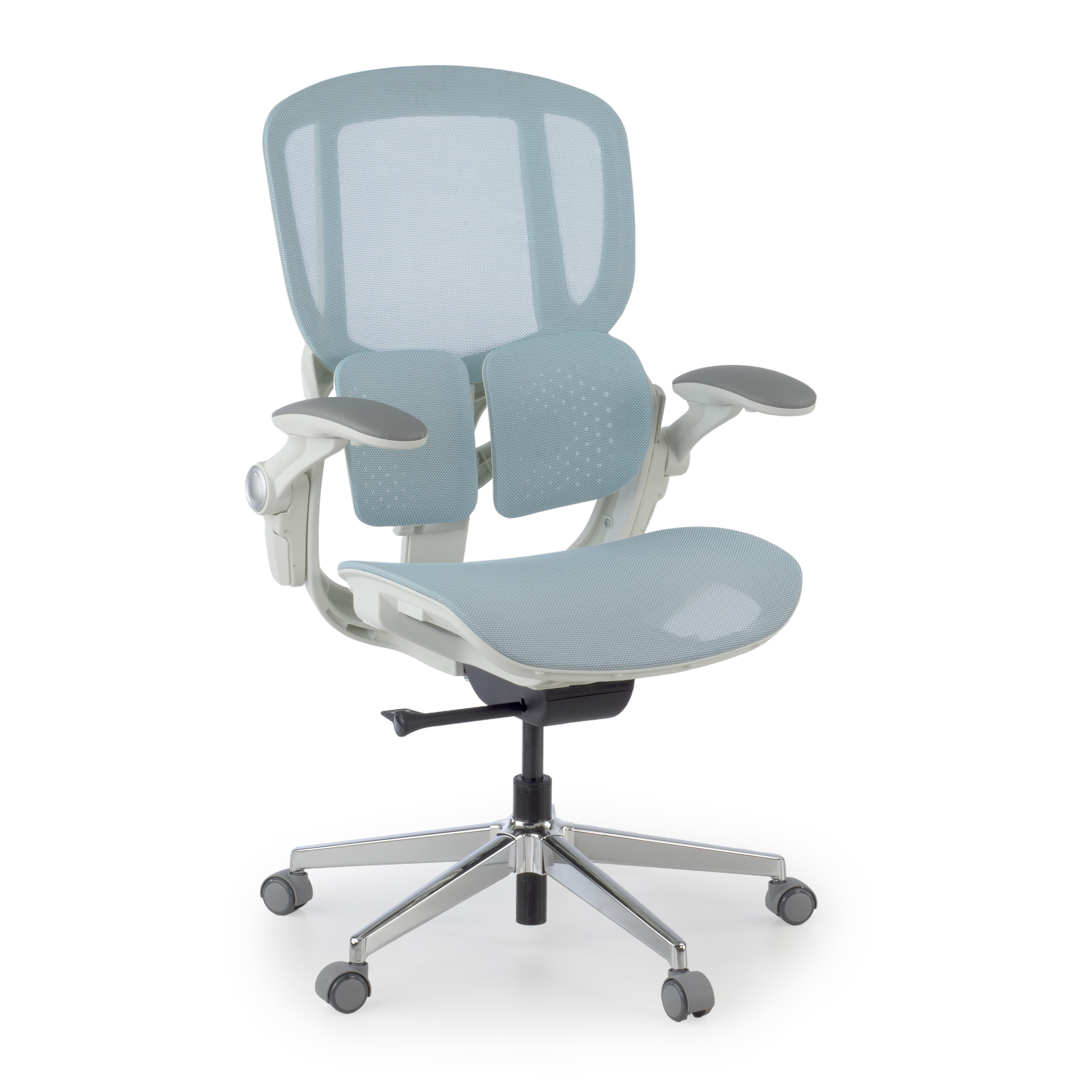 Ergonomischer Stuhl Erghos One, orthopädisch, doppelte Lendenwirbelstütze