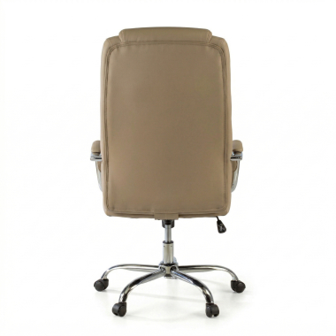 chefsessel beige adana kunstleder gepolsterte armlehnen 8