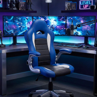 Gaming Stuhl Lotus, Racing-Design und klappbare Armlehnen