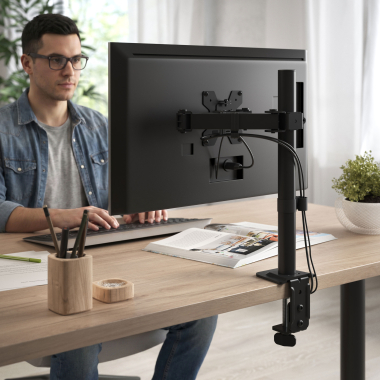 monitorstander schwarz 1 bildschirm 2