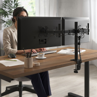 Monitorarm mit Doppelsäule, für 2 Bildschirme