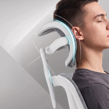 ergonomischer burostuhl weiss grau ergonomischer burostuhl zenpro aluminium netzstoff 4d verstellbare armlehnen doppelte lordosenstutze kopfstutze 8