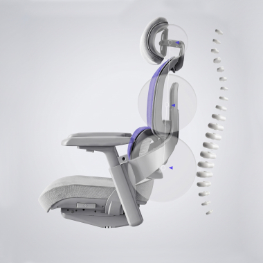 ergonomischer burostuhl weiss grau ergonomischer burostuhl zenpro aluminium netzstoff 4d verstellbare armlehnen doppelte lordosenstutze kopfstutze 12